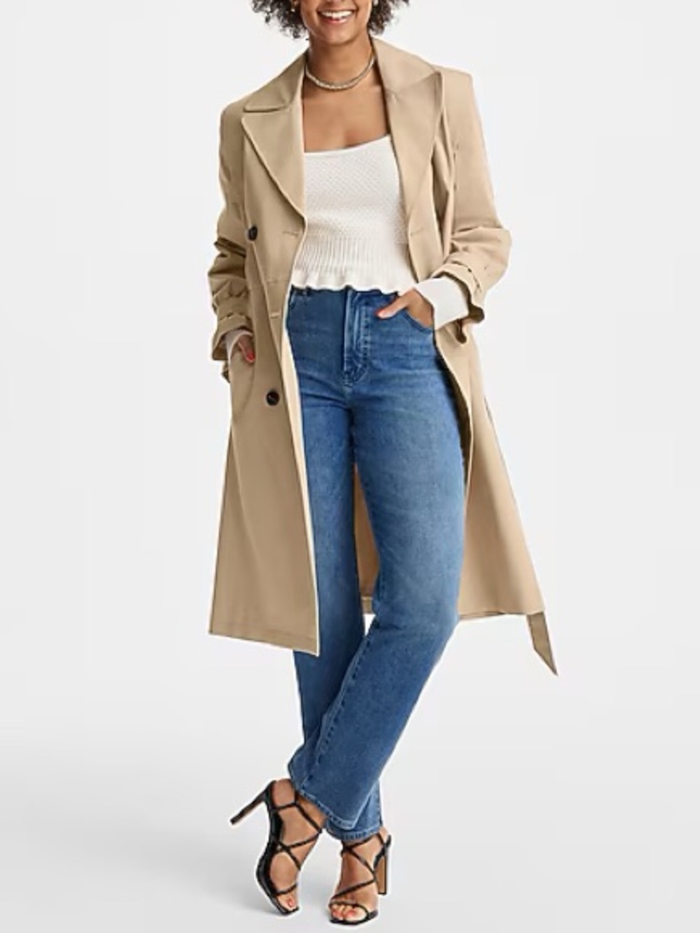 Express High Rise Modern Straight Jean